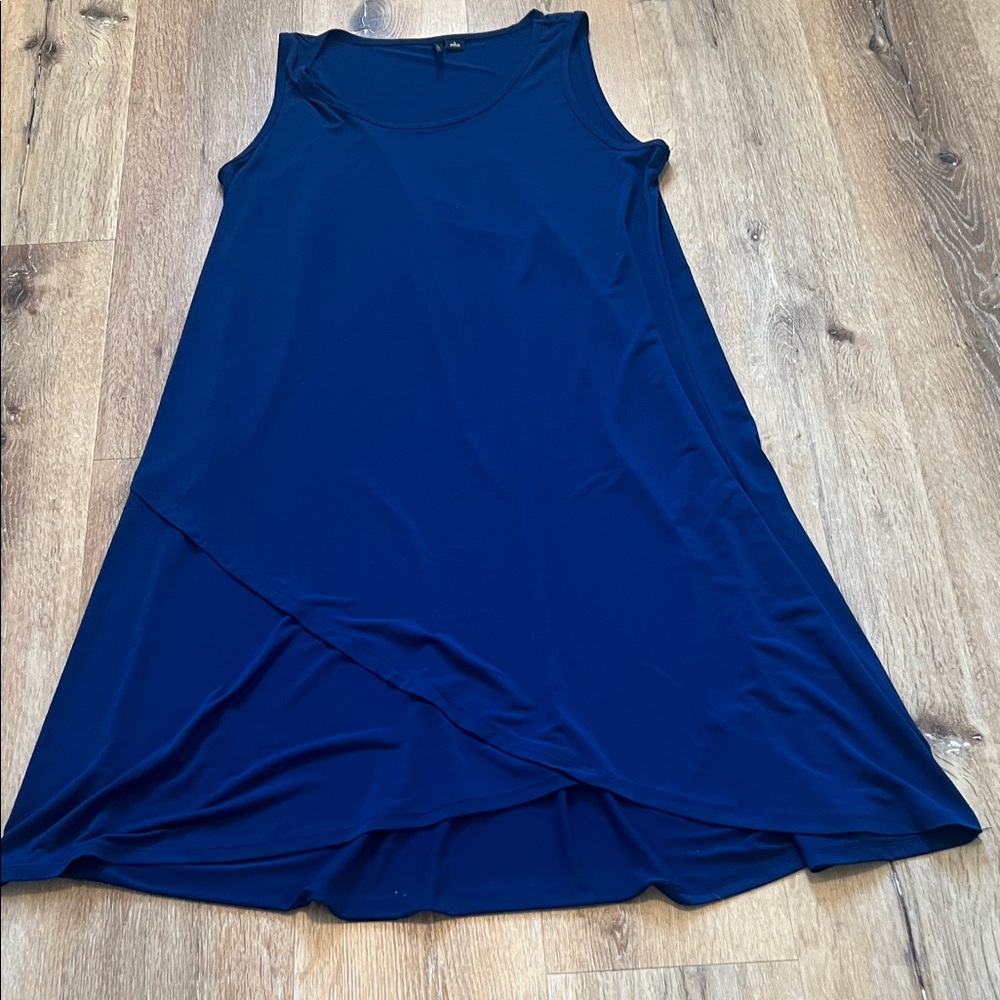 New Directions Blue Dress Large